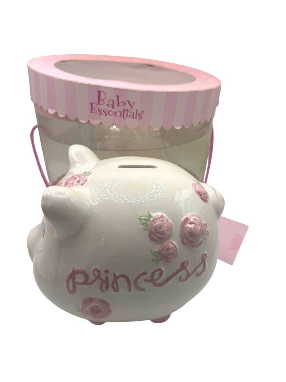 New Baby Girl Piggy Bank “Princess” By Baby Essentials